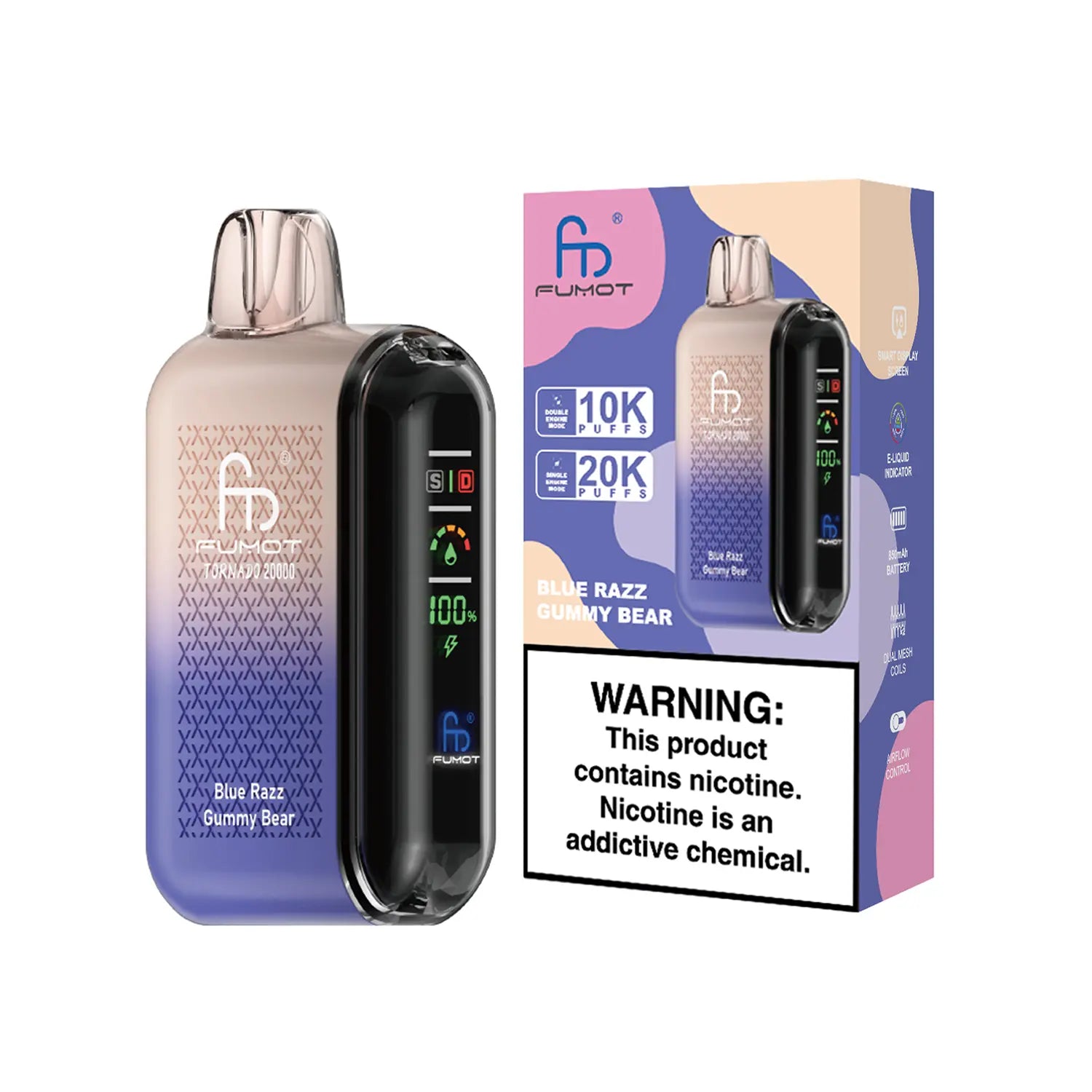 Fumot Tornado Vape 20000 – Bild 25