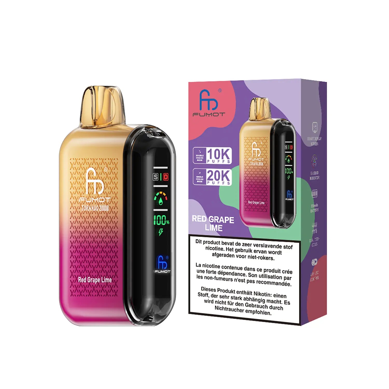Fumot Tornado Vape 20000 – Bild 15
