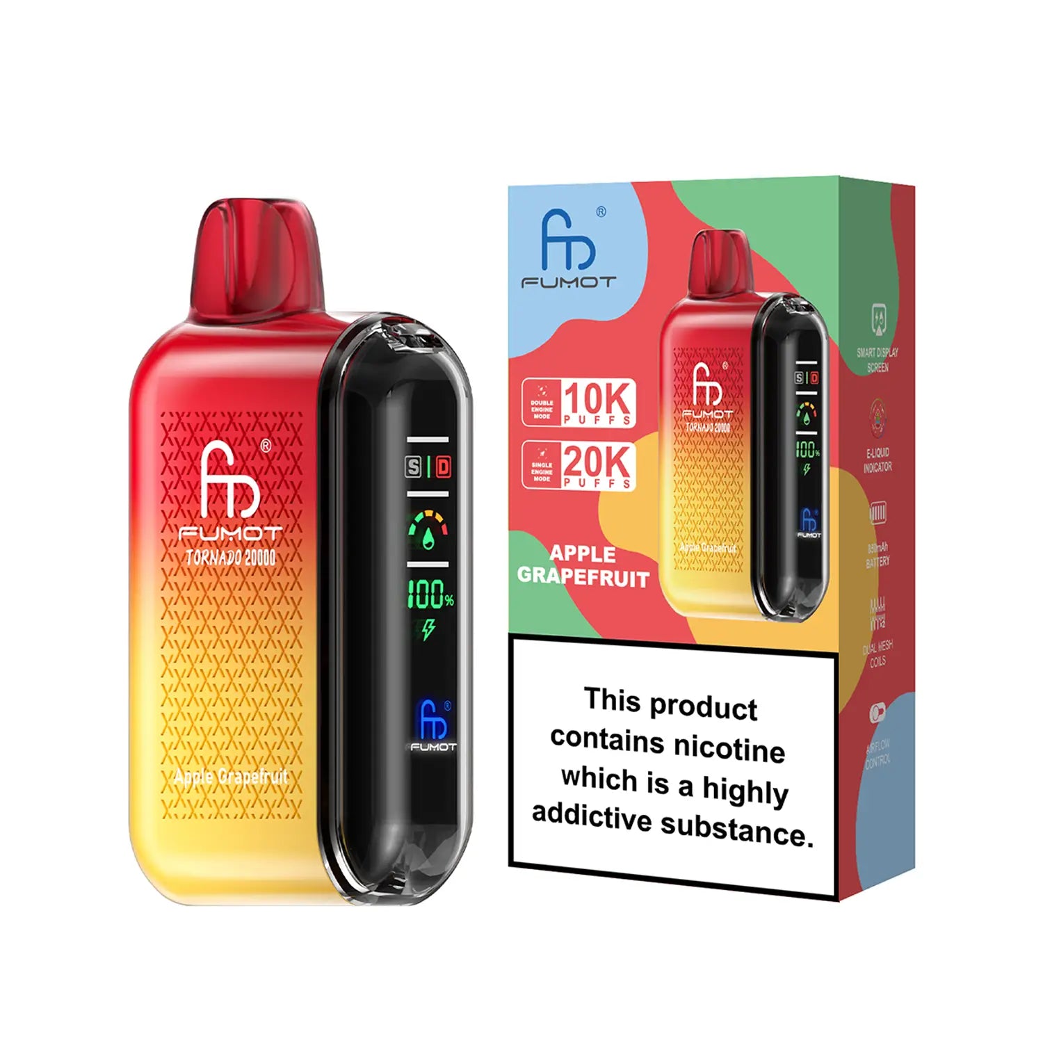Fumot Tornado Vape 20000 – Bild 9