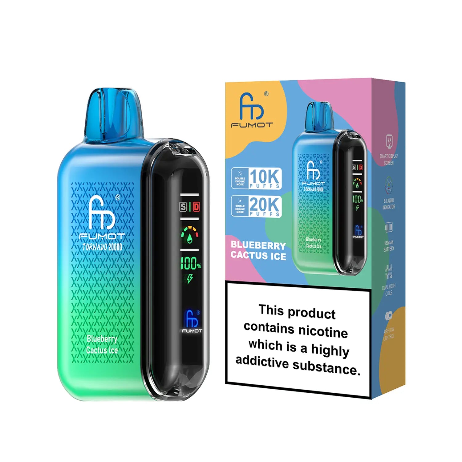 Fumot Tornado Vape 20000 – Bild 7