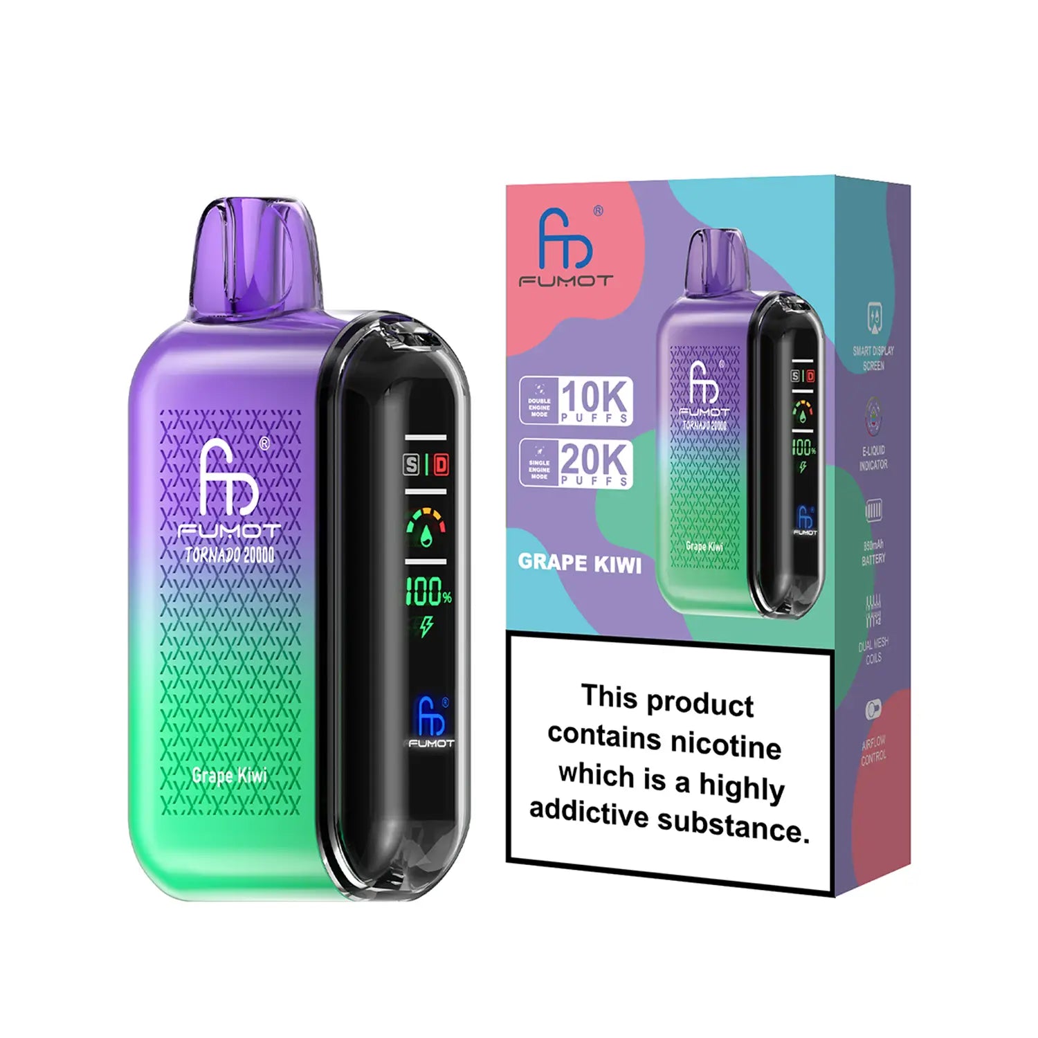Fumot Tornado Vape 20000 – Bild 5