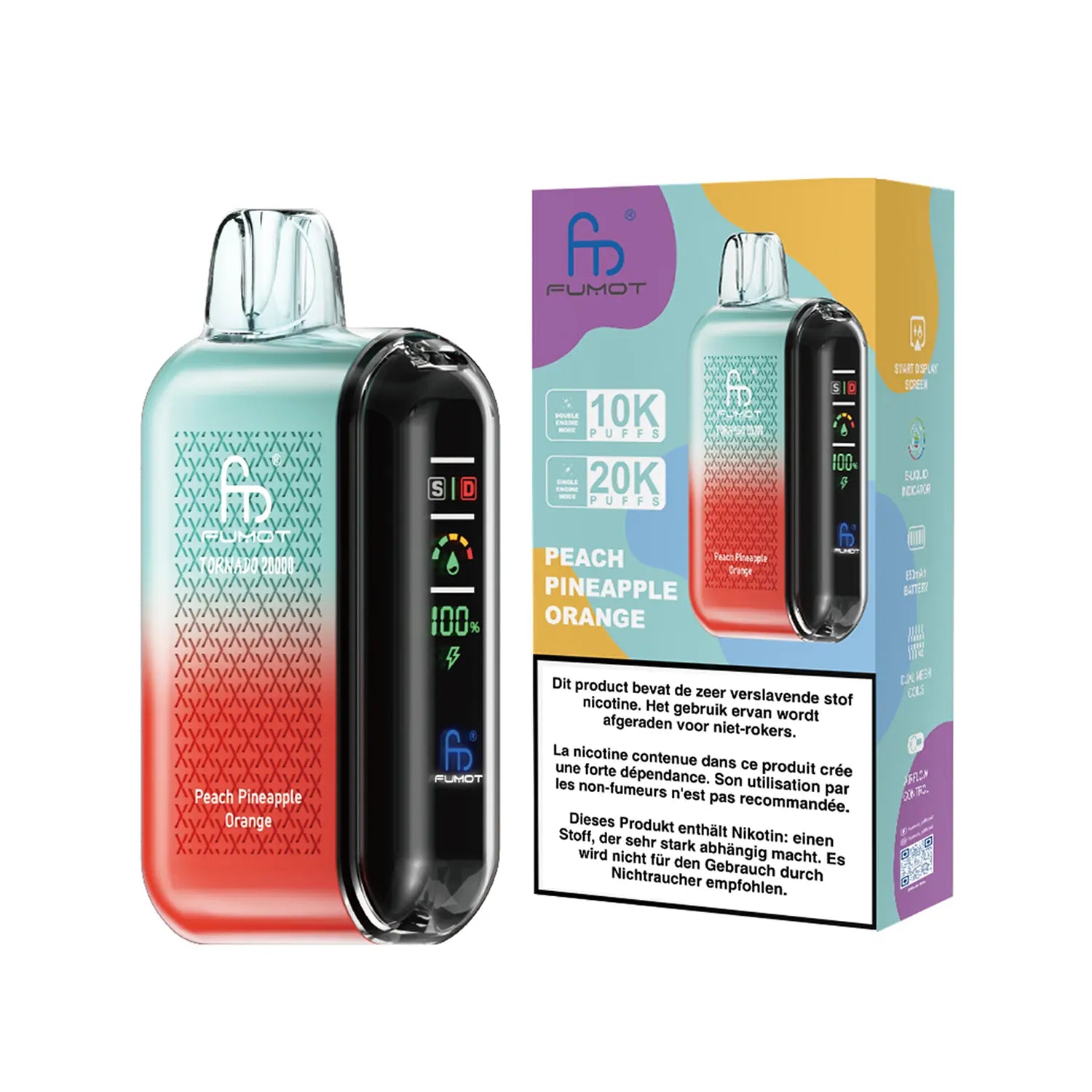 Fumot Tornado Vape 20000 – Bild 49